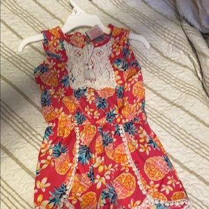 Toddler baby girl romper sleeveless jumpsuit